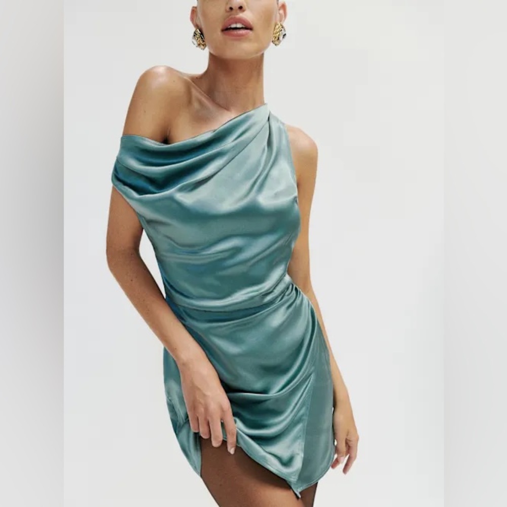 REFORMATION Alanis Silk mini dress